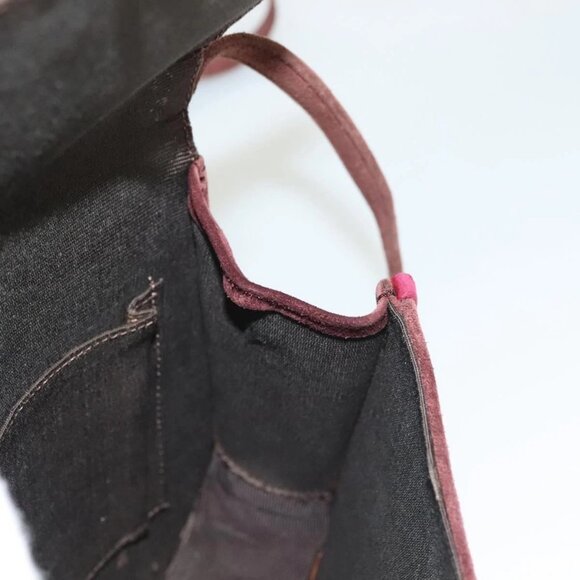 SAINT LAURENT Shoulder Bag Suede Brown Auth BA3599 - Picture 12 of 16